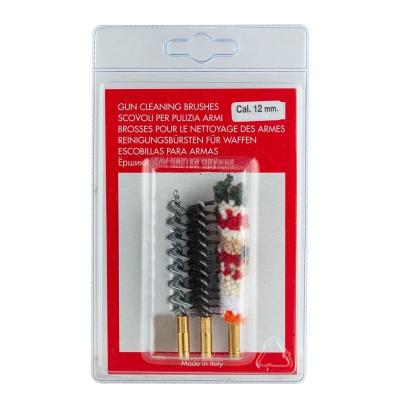 Blister de 3 brosses pour armes a canon lisse 9mm 12mm 14mm 1