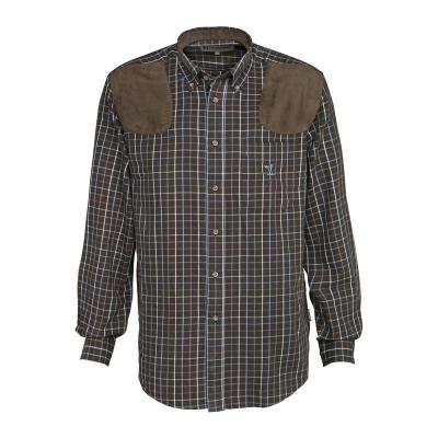 Chemise sologne marron