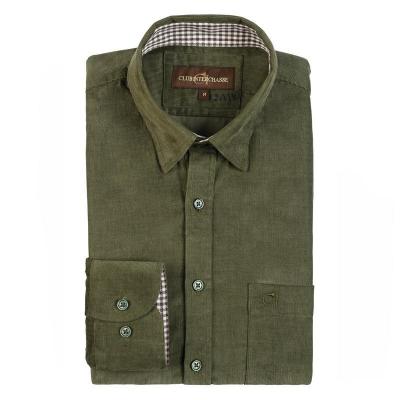 Chemise velours olive club