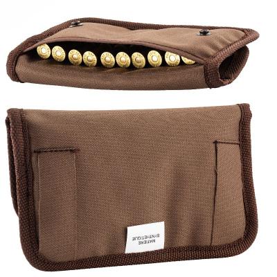 Etui cartouchie re de ceinture marron cordura pour 10 balles