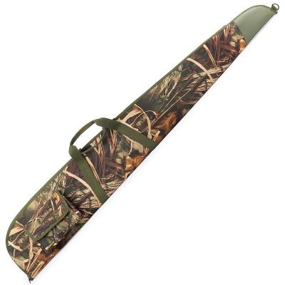 Fourreau fusil camouflage feuilles 145 cm embout renforce