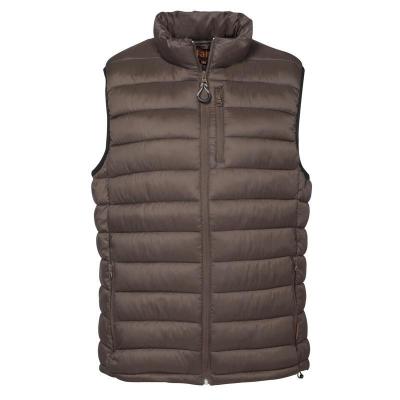 Gilet matelasse trekking marron