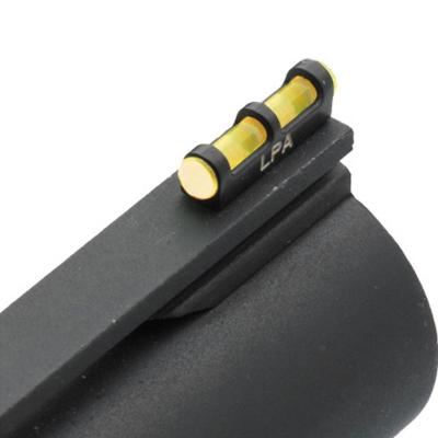 Guidon fibre optic jaune lpa sights sur pas de vis 3 mm