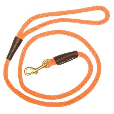 Laisse pour chien solide diame tre 1cm 10mm orange 120 180 cm