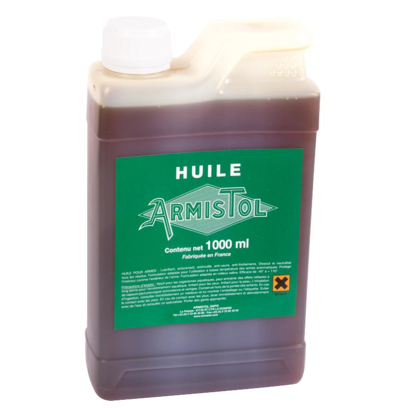 Armistol huile 1 litre : l'entretient complet pour une arme