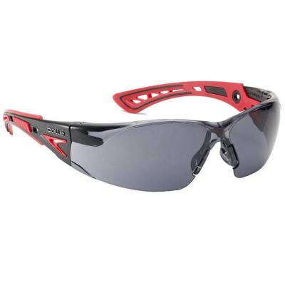 Lunettes de protection balistique bolle rush rouge et fume e