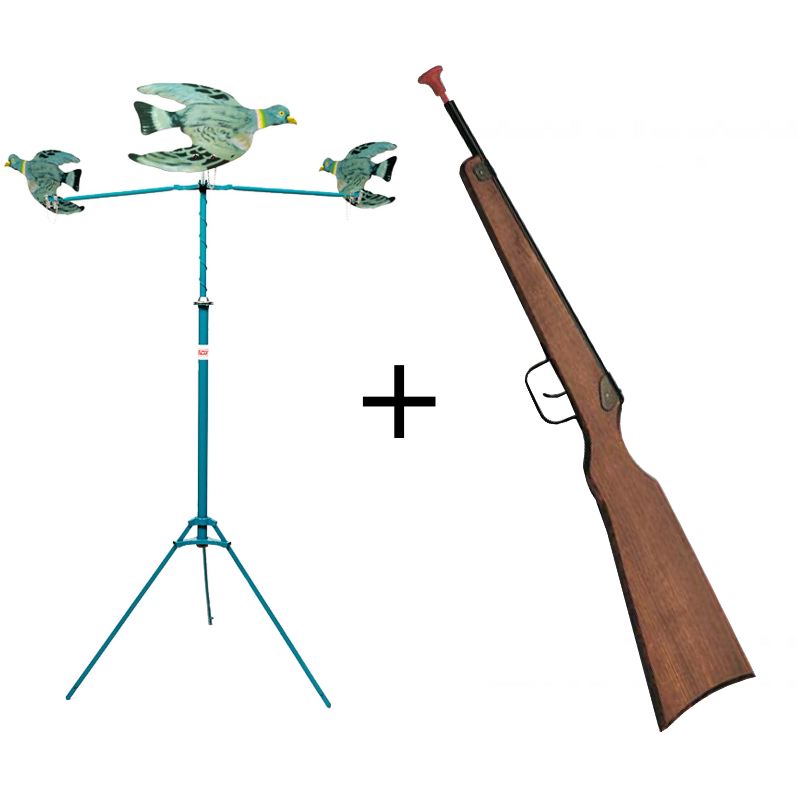 Quelle Carabine Pour Tuer Des Pigeons Manège à pigeons avec carabine a flechette ventouse speedy