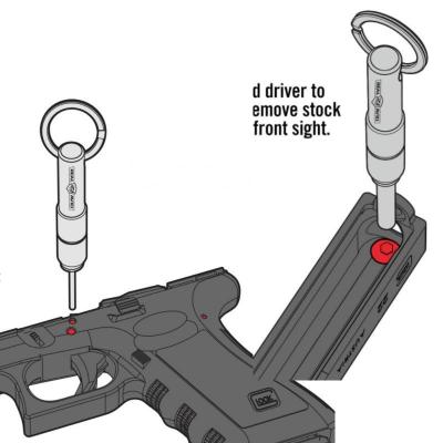 Outil 2 1 glock real avid de montage changement de guidon