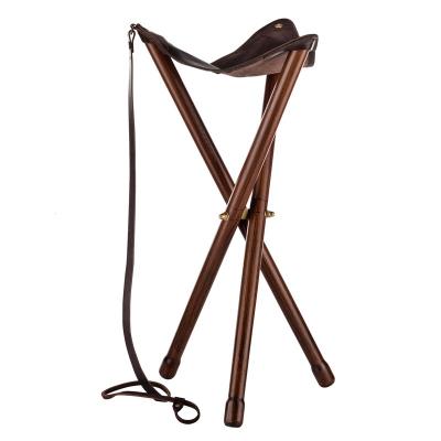 Sie ge trepied cuir et bois de luxe country sellerie 45cm