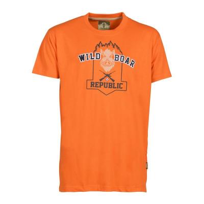 Tshirt vild boar repiublic orange